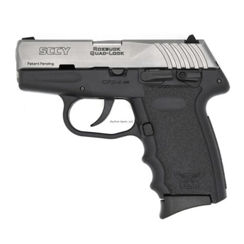 SCCY CPX-4 Black Safety .380 ACP pistol