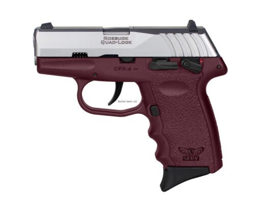 SCCY CPX-4 Crimson Red Finish 2.96 Barrel .380 ACP pistol