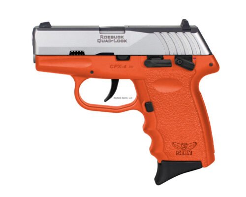 SCCY CPX-4 Orange Finish 2.96 Barrel .380 ACP pistol