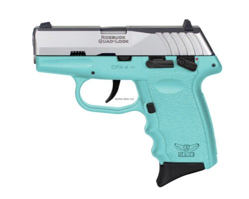 SCCY CPX-4 Sky Blue .380 ACP pistol