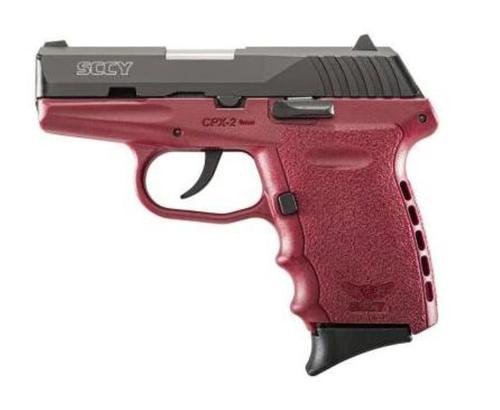 SCCY CPX-2 Crimson Red 9mm pistol