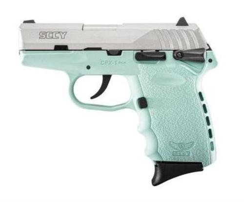 SCCY CPX-1 Robin Egg Blue 9mm pistol