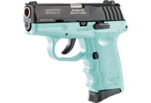 SCCY CPX-3 SCCY Blue .380 ACP pistol