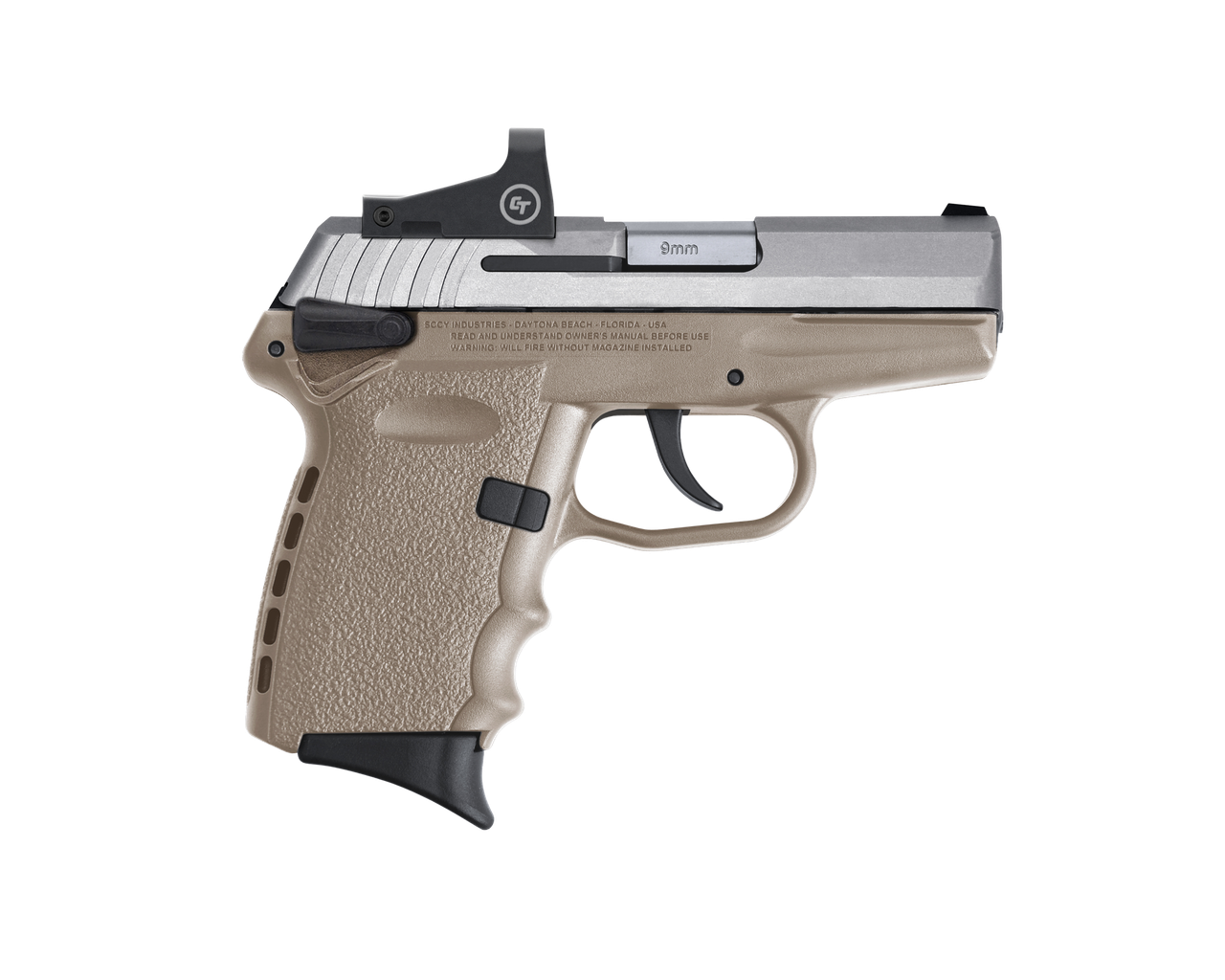SCCY CPX-1 RD Flat Dark Earth Stainless 9mm pistol