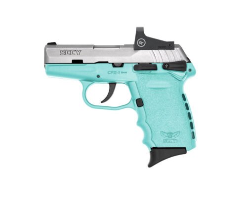 SCCY CPX-1 RD Robin Egg Blue Safety 9mm pistol