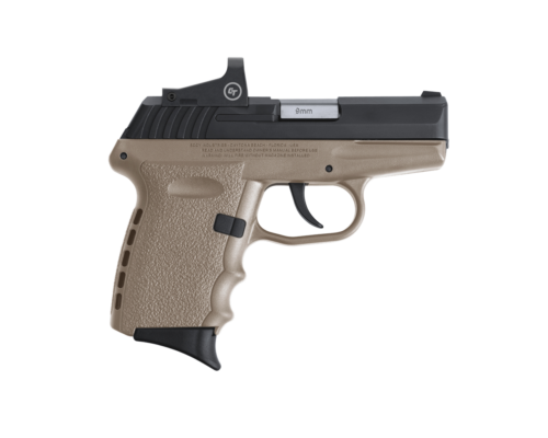 SCCY CPX-2 RD Flat Dark Earth Black Nitride 9mm pistol