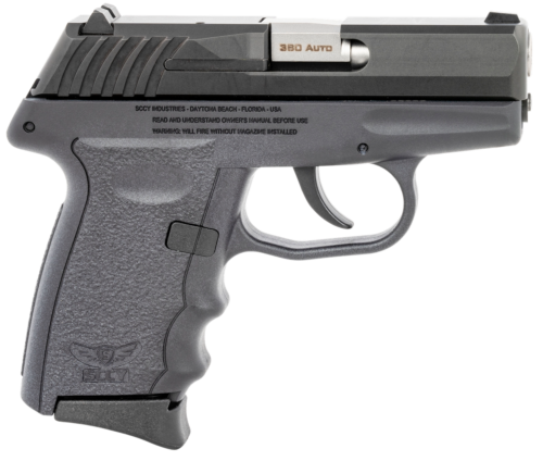 SCCY CPX-3 Black No Safety .380 ACP pistol