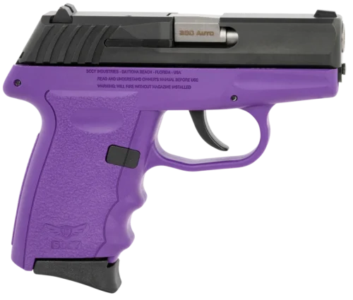SCCY CPX-3 Purple .380 ACP pistol