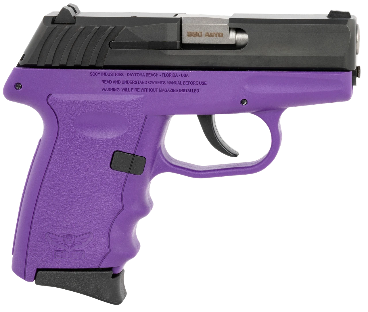 SCCY CPX-3 Purple .380 ACP pistol