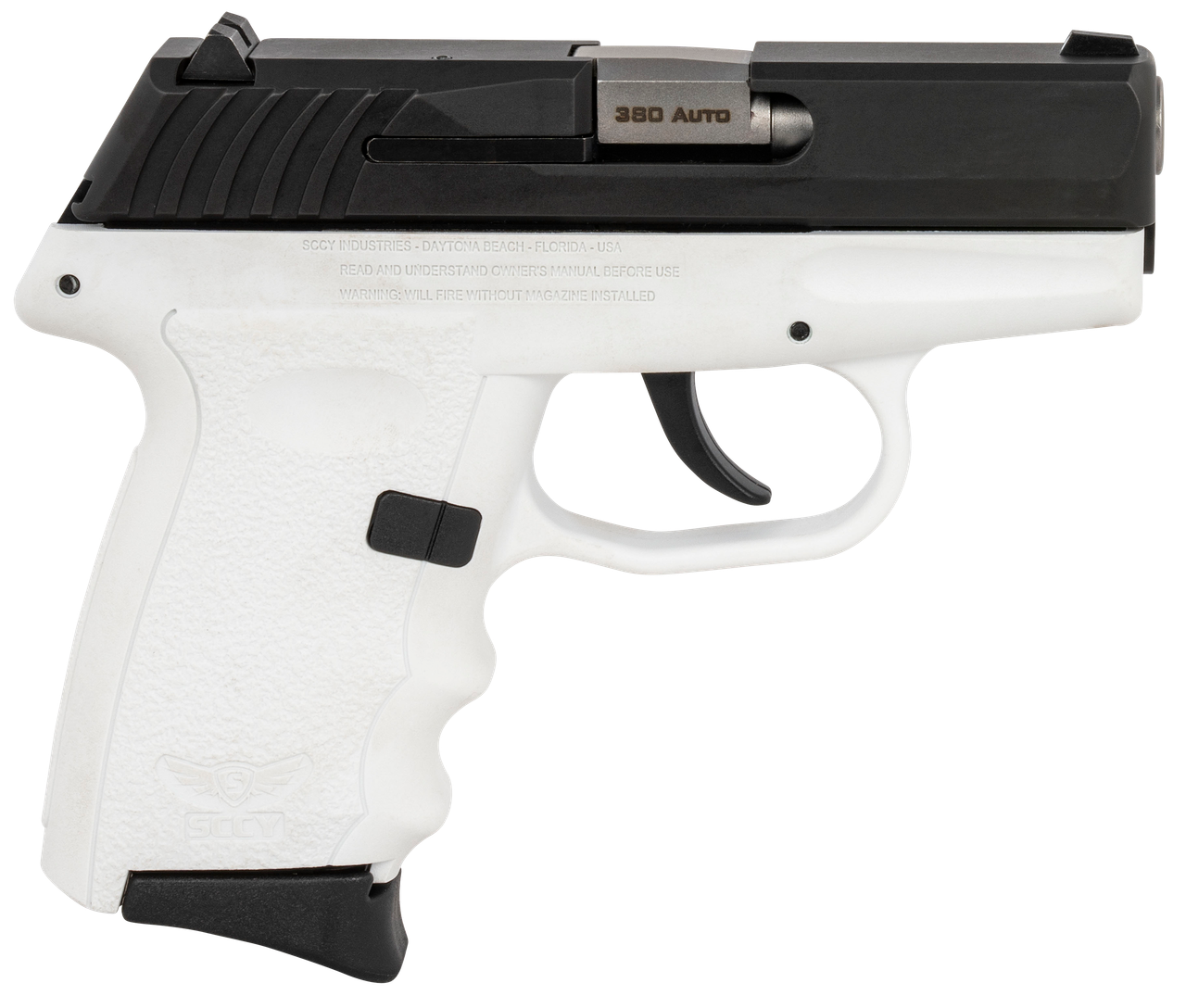 SCCY CPX-3 White .380 ACP pistol