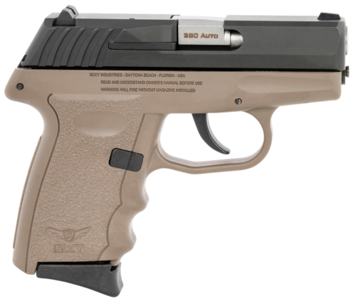 SCCY CPX-3 Flat Dark Earth Finish 3.10 Barrel .380 ACP pistol