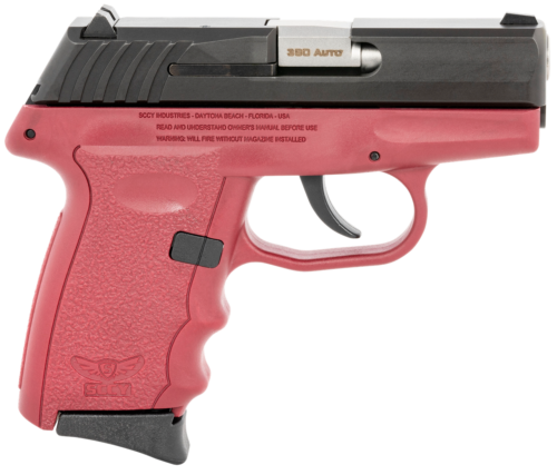 SCCY CPX-3 Crimson Red .380 ACP pistol