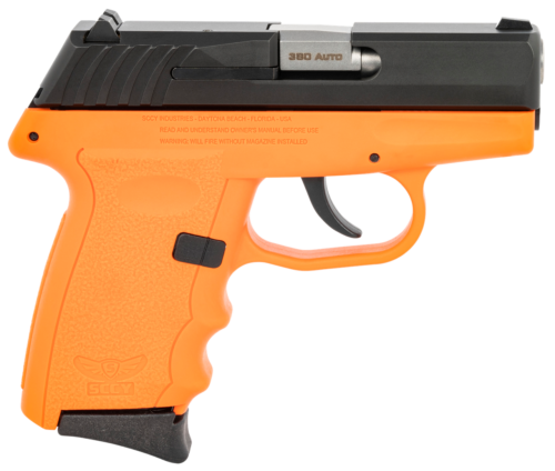 SCCY CPX-3 Orange .380 ACP pistol