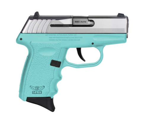 SCCY CPX-3 SCCY Blue Stainless .380 ACP pistol