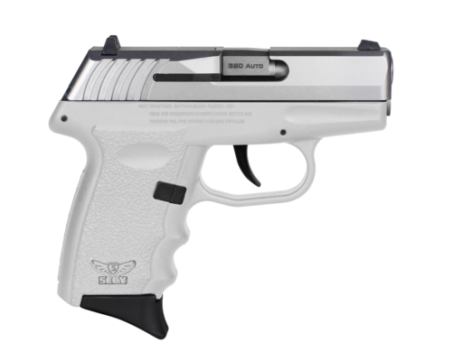 SCCY CPX-3 White Stainless .380 ACP pistol