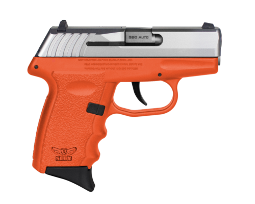 SCCY CPX-3 Orange Stainless .380 ACP pistol