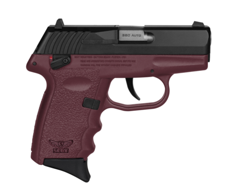 SCCY CPX-4 Crimson Red .380 ACP pistol