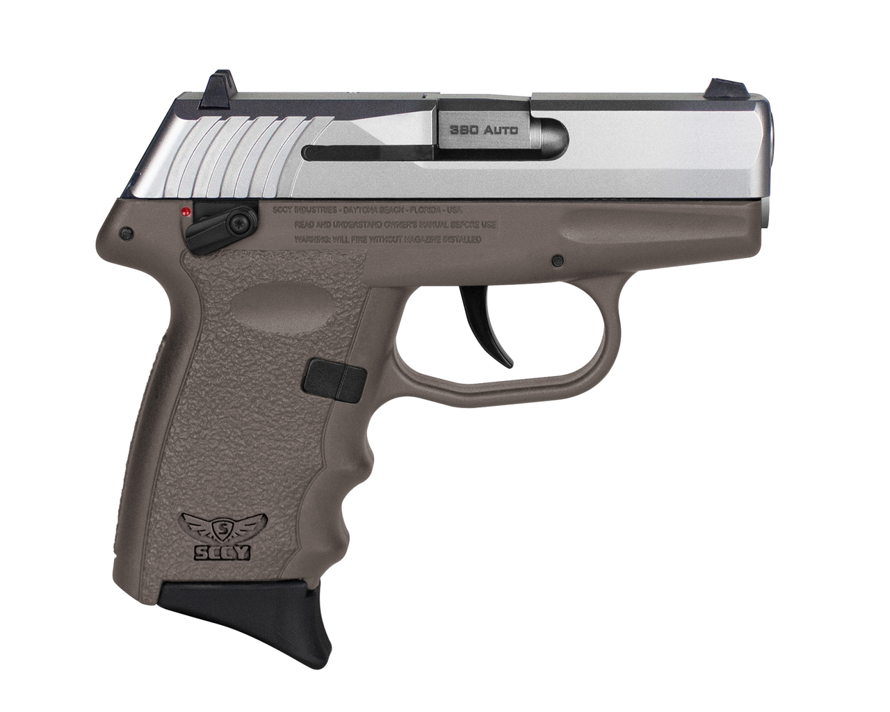 SCCY CPX-4 Flat Dark Earth Stainless .380 ACP pistol