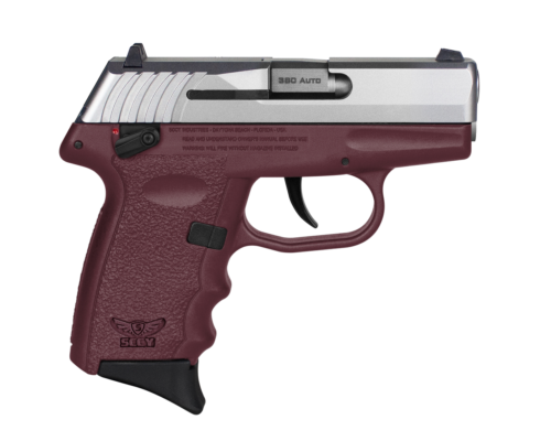 SCCY CPX-4 Crimson Red Stainless .380 ACP pistol
