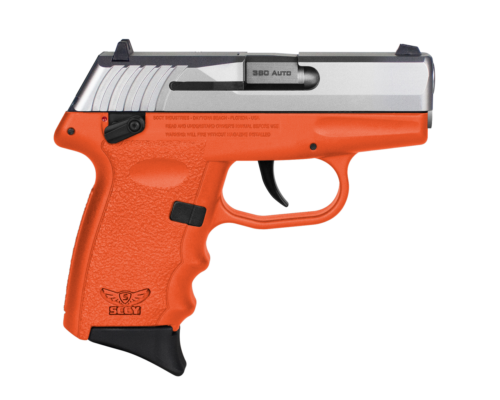 SCCY CPX-4 Orange Stainless .380 ACP pistol