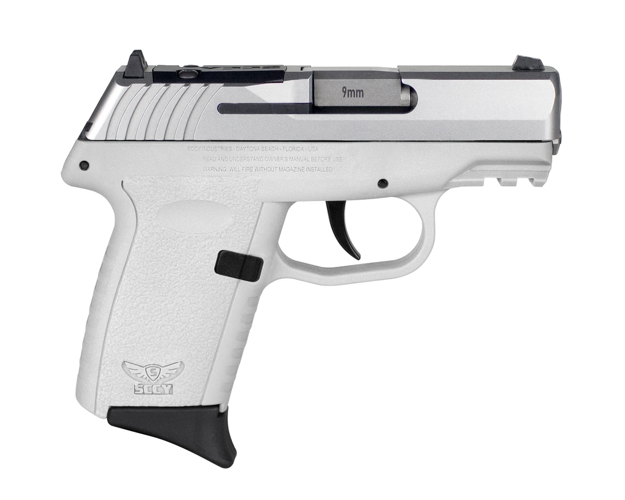 SCCY CPX-2 RD White Stainless 9mm pistol