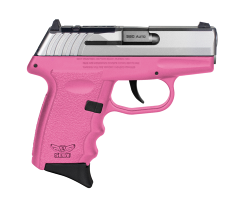 SCCY CPX-3 Pink Stainless .380 ACP pistol