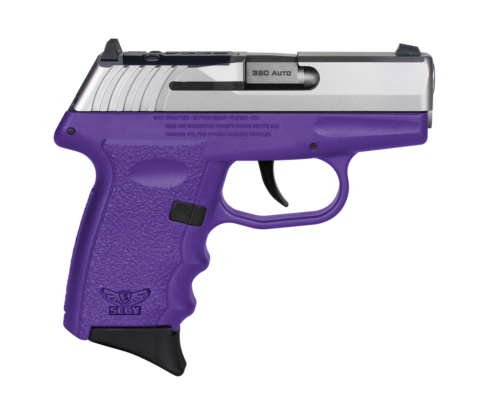 SCCY CPX-3 Purple Stainless No Safety .380 ACP pistol