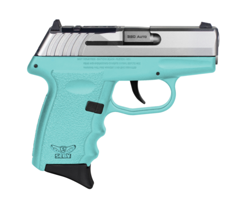 SCCY CPX-3 SCCY Blue Stainless No Safety .380 ACP pistol