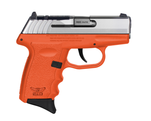 SCCY CPX-3 Orange No Safety .380 ACP pistol