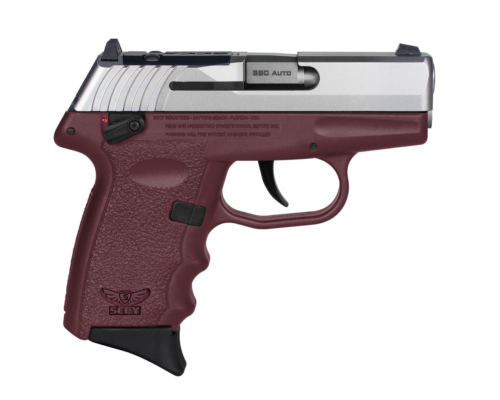 SCCY CPX-4 RD Crimson Red Stainless .380 ACP pistol
