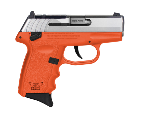 SCCY CPX-4 RD Orange Stainless .380 ACP pistol