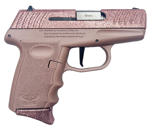 SCCY DVG-1 Rose Gold Glitter 9mm pistol