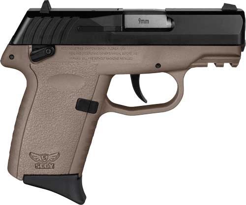 SCCY CPX-1 Flat Dark Earth Black Nitride 9mm pistol