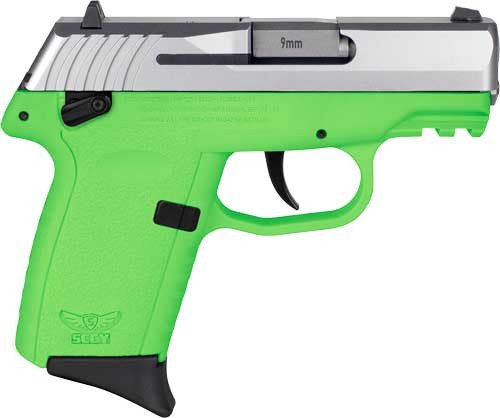 SCCY CPX-1 Lime Green Gen 3 9mm pistol