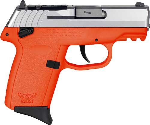 SCCY CPX-1 Orange Gen 3 Safety Rail 9mm pistol