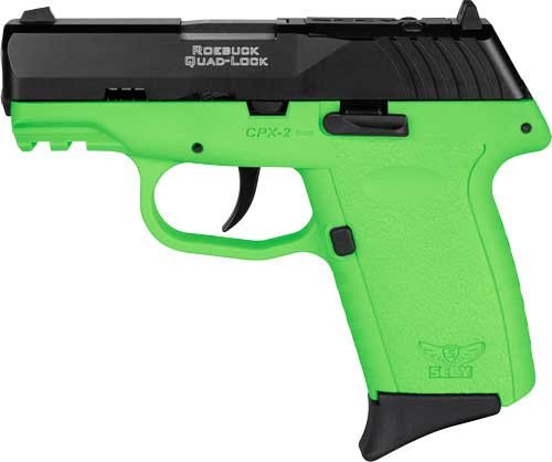 SCCY CPX-2 Lime Green 9mm pistol