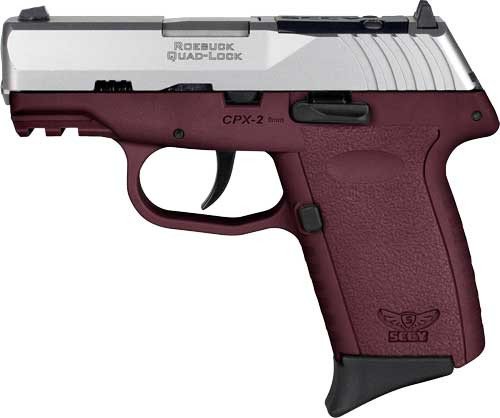 SCCY CPX-2 Crimson Red Stainless 9mm pistol