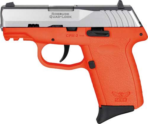 SCCY CPX-2 Orange Stainless 9mm pistol