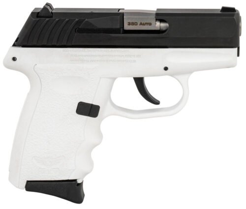 SCCY CPX-3 White Black Nitride .380 ACP pistol